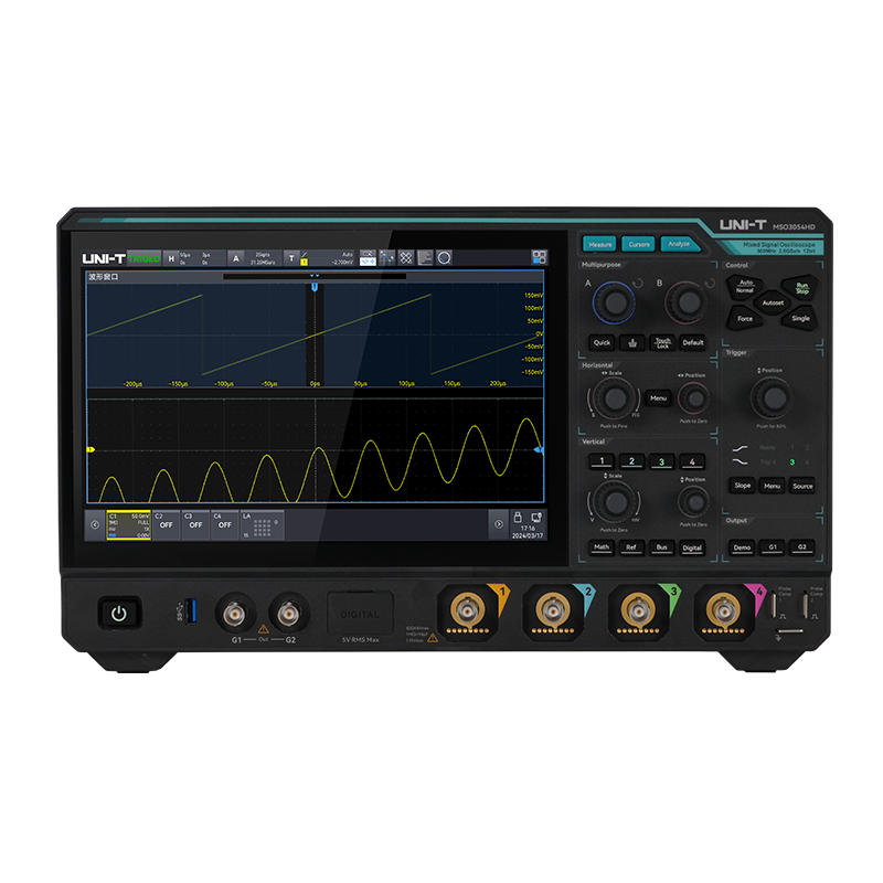 MSO3000HD系列高分辨率示波
